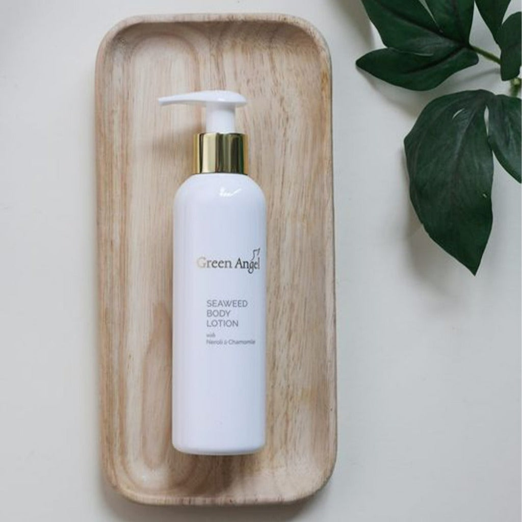 green angel seaweed body lotion with neroli & chamomile