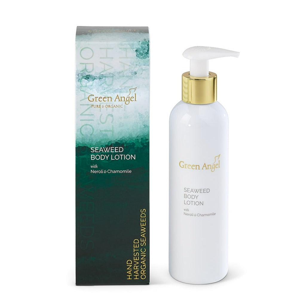 green angel seaweed body lotion with neroli & chamomile