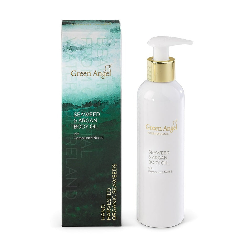 Green angel seaweed and argan body oil