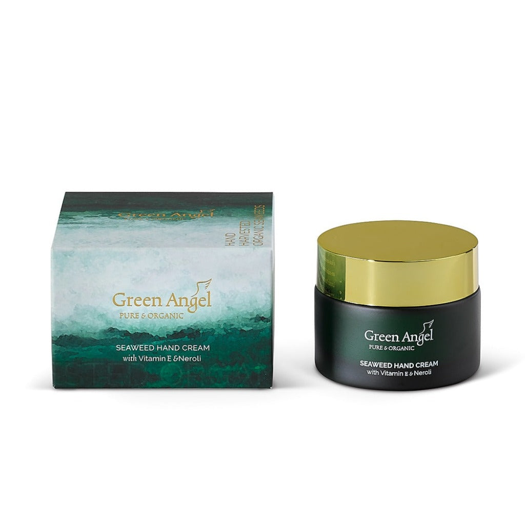 green angel seaweed hand cream with vitamin e & neroli