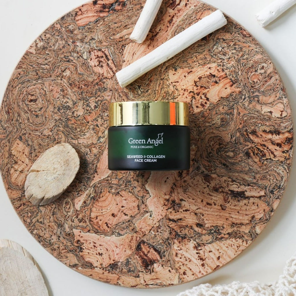 Green Angel christmas gift ideas Green Angel Pure & Organic Seaweed & Collagen Face Cream - Hand Harvested Organic Seaweeds