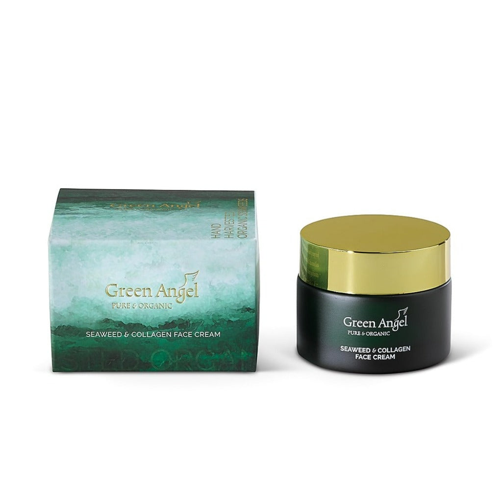 Green Angel christmas gift ideas Green Angel Pure & Organic Seaweed & Collagen Face Cream - Hand Harvested Organic Seaweeds
