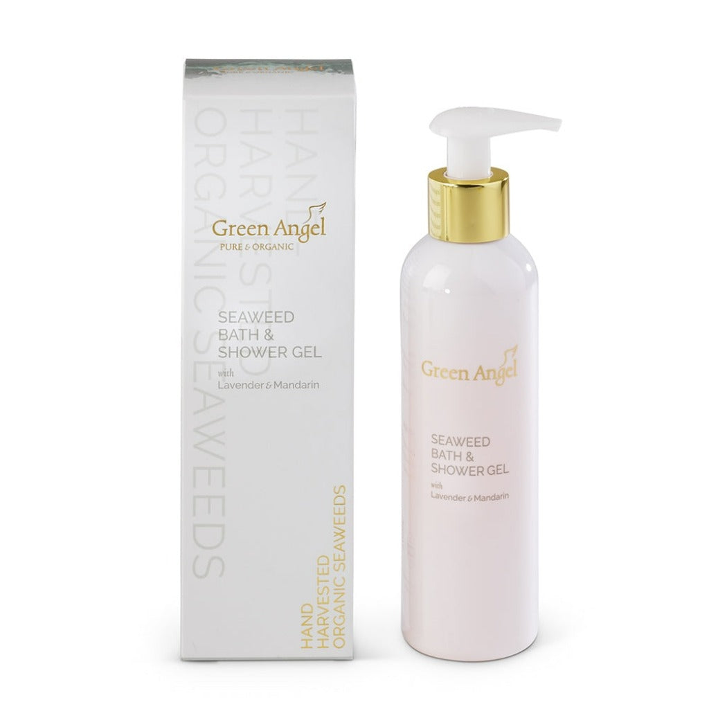 green angel seaweed bath and shower gel