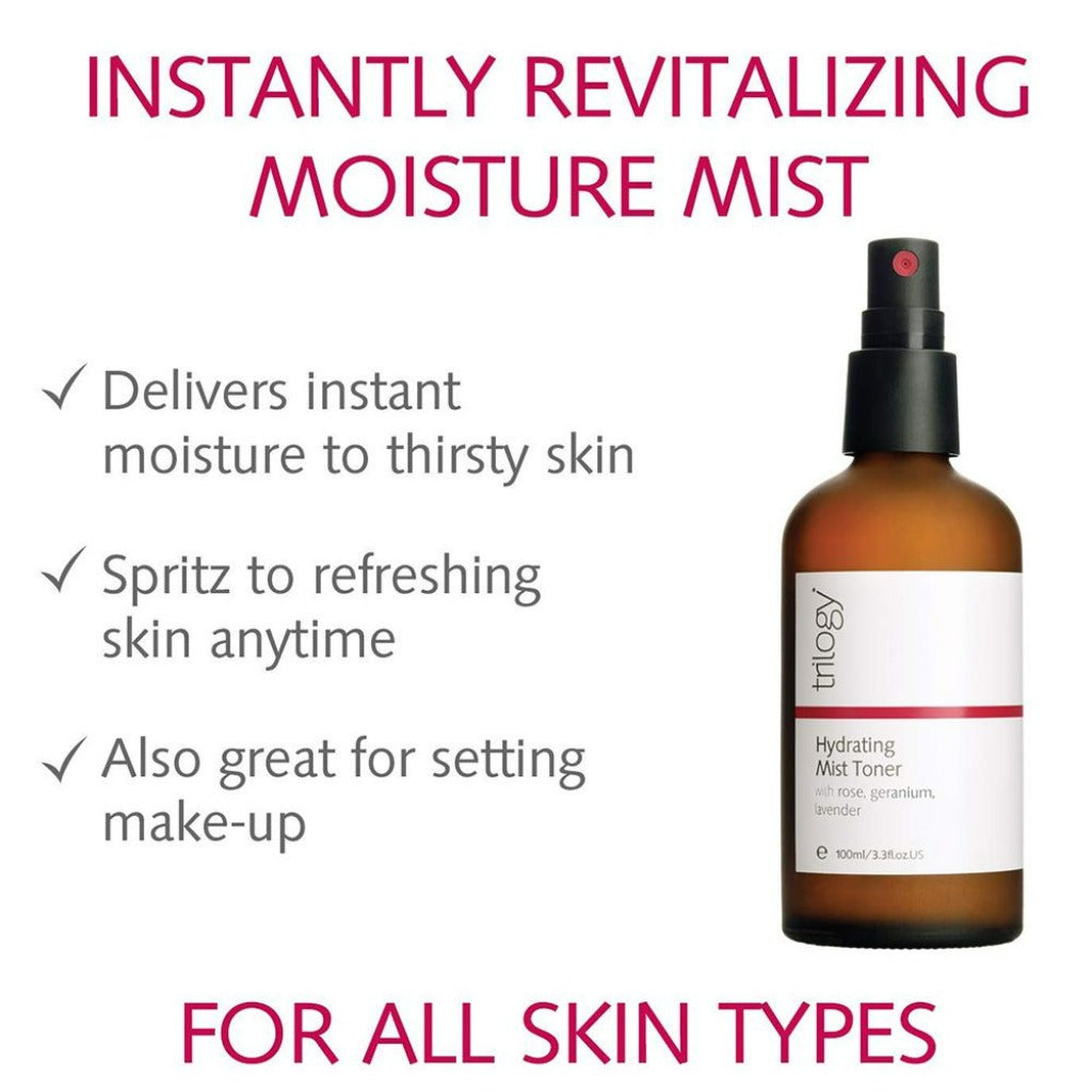 trilogy hydrating mist toner 100ml