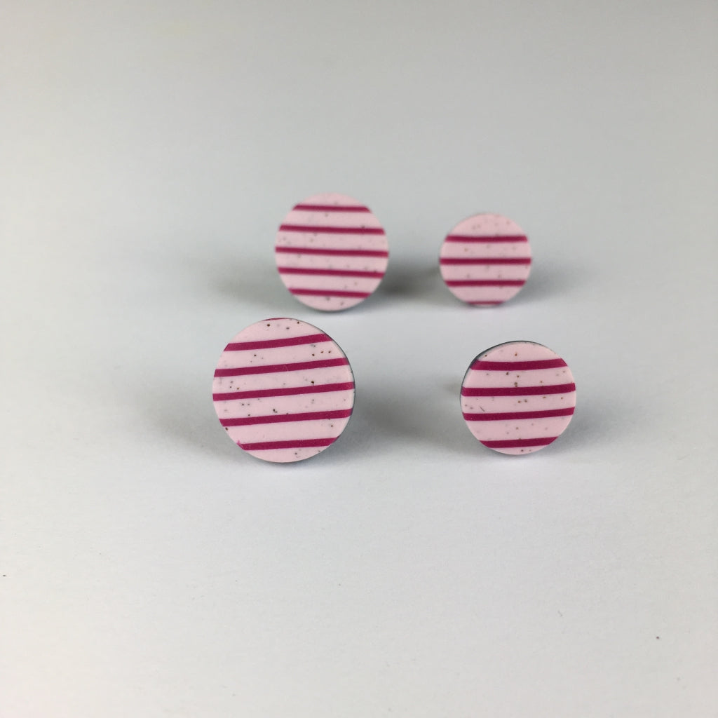 Nadege Honey Jewellery Stud earrings pink