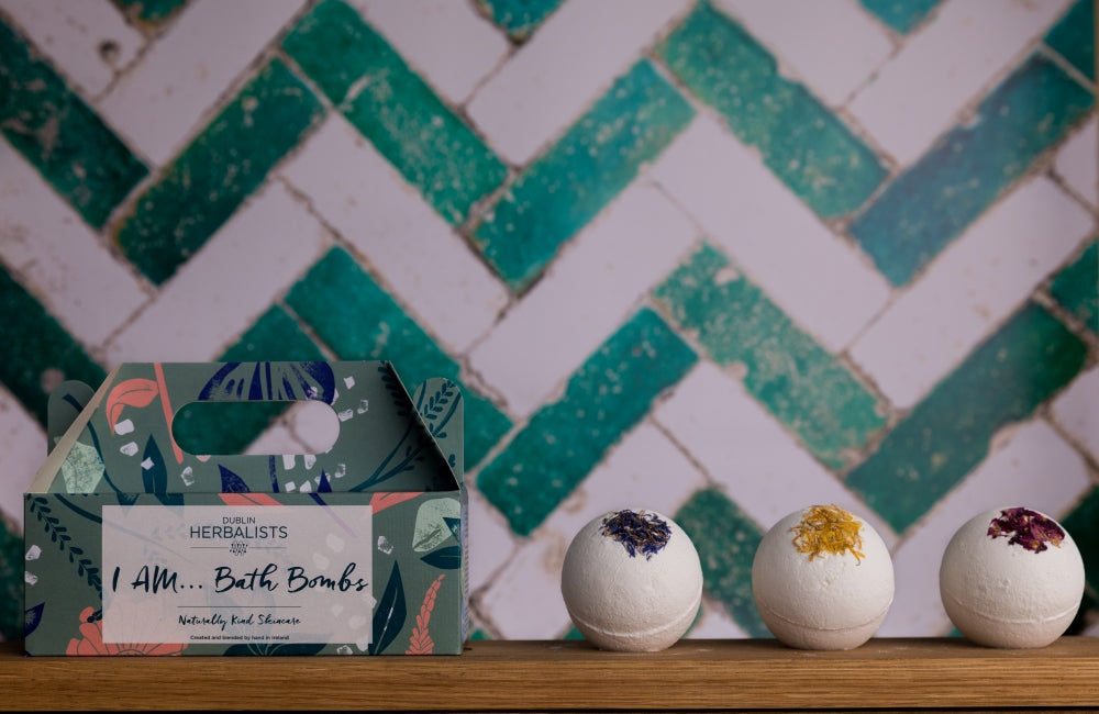 Dublin Herbalists bath bombs lavender, rose