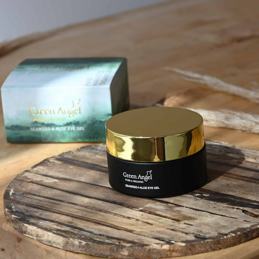 green angel seaweed and aloe eye gel irish product cools and revitalizes