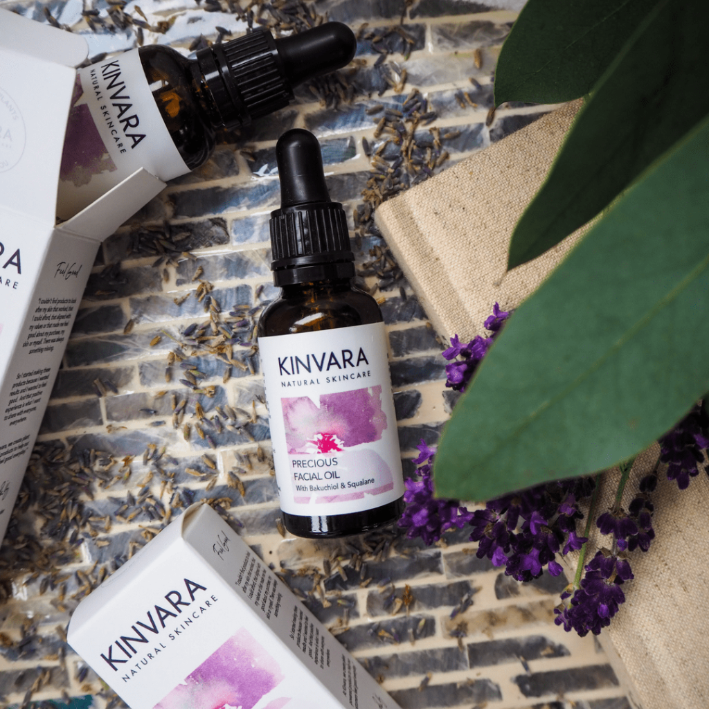 kinvara natural skincare precious facial oil skincare bottle