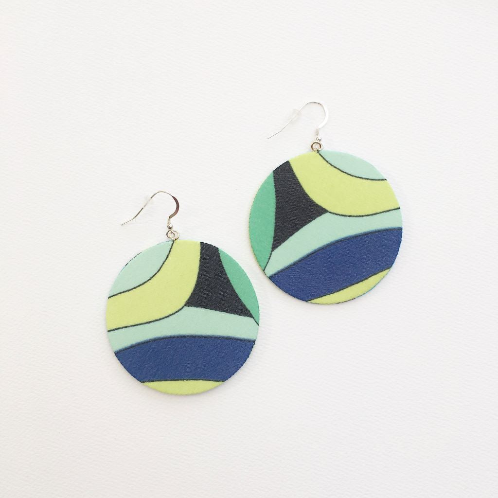 Silky Moons jewelry supermoon dangly earrings