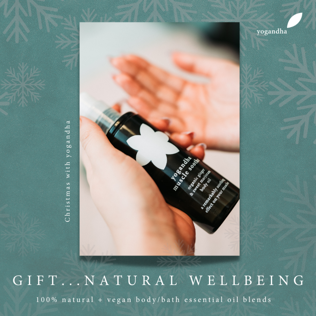 Yogandha christmas gift ideas Muscle Sooth Body Oil- Ginger & Marjoram