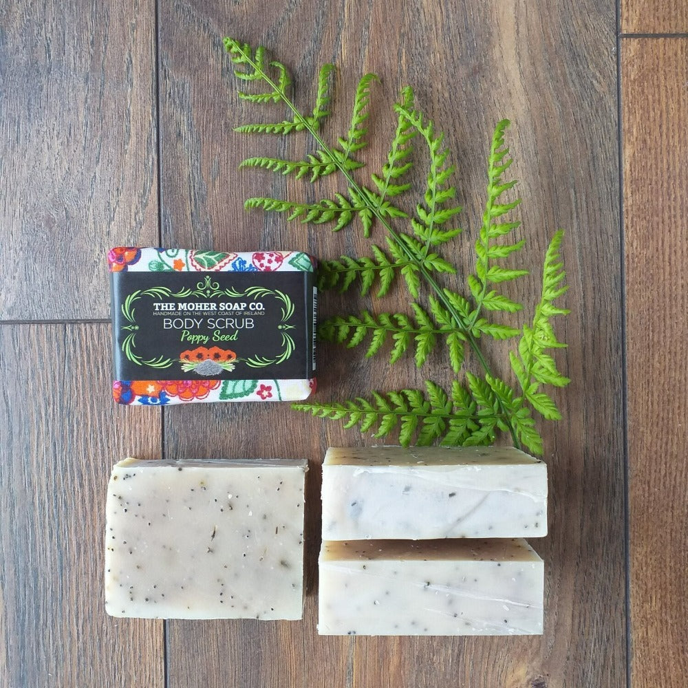 The Moher Soap Company - Body Scrubs poppy seed