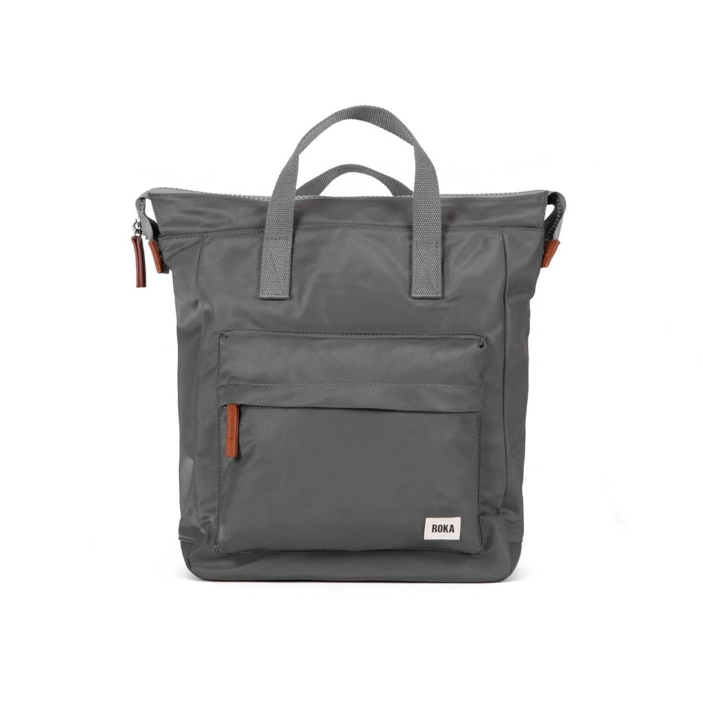 Roka Bag Sustainable Nylon Graphite Colour Bantry B