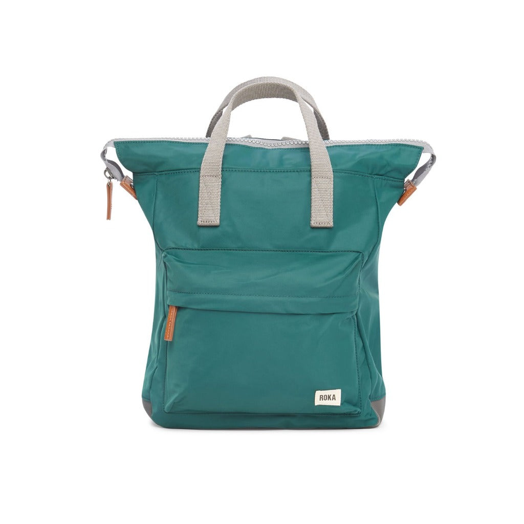 Roka Bag Sustainable Nylon Teal Colour