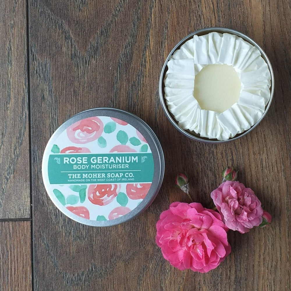 The Moher Soap Company - Body Moisturisers rose geranium