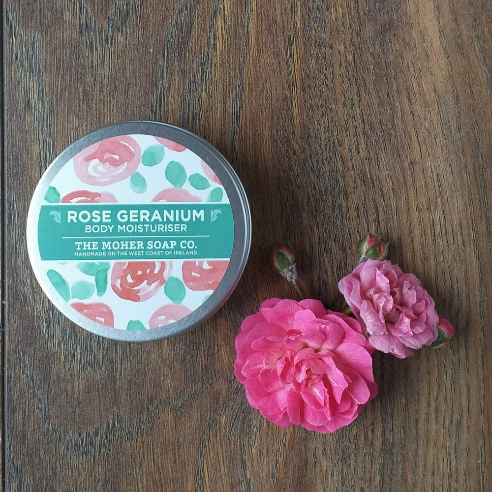 The Moher Soap Company - Body Moisturisers rose geranium