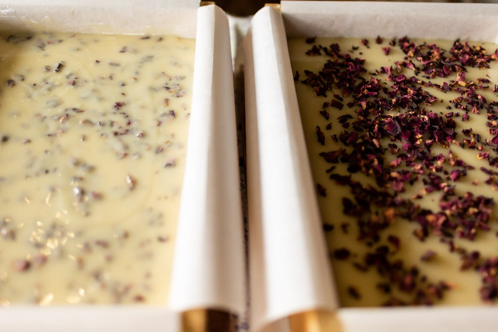 The Moher Soap Company body scrubs being handmade