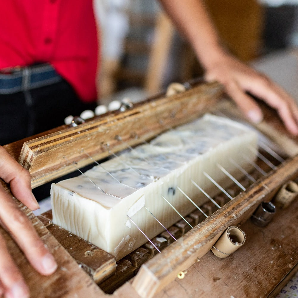 The Moher Soap Company cutting body scrubs