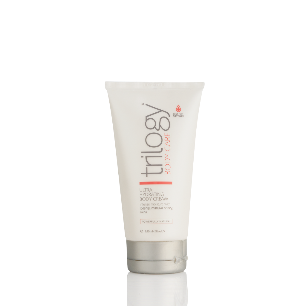 Trilogy ulra hydrating body cream body care range 150ml tube