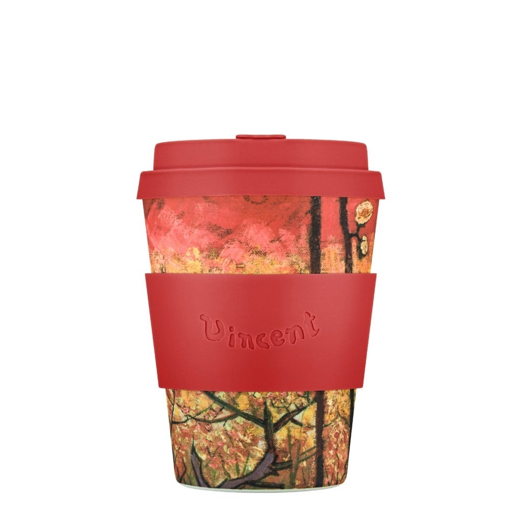 ECoffee Cup Reusable Cup Vincent Van Gogh Designs Red