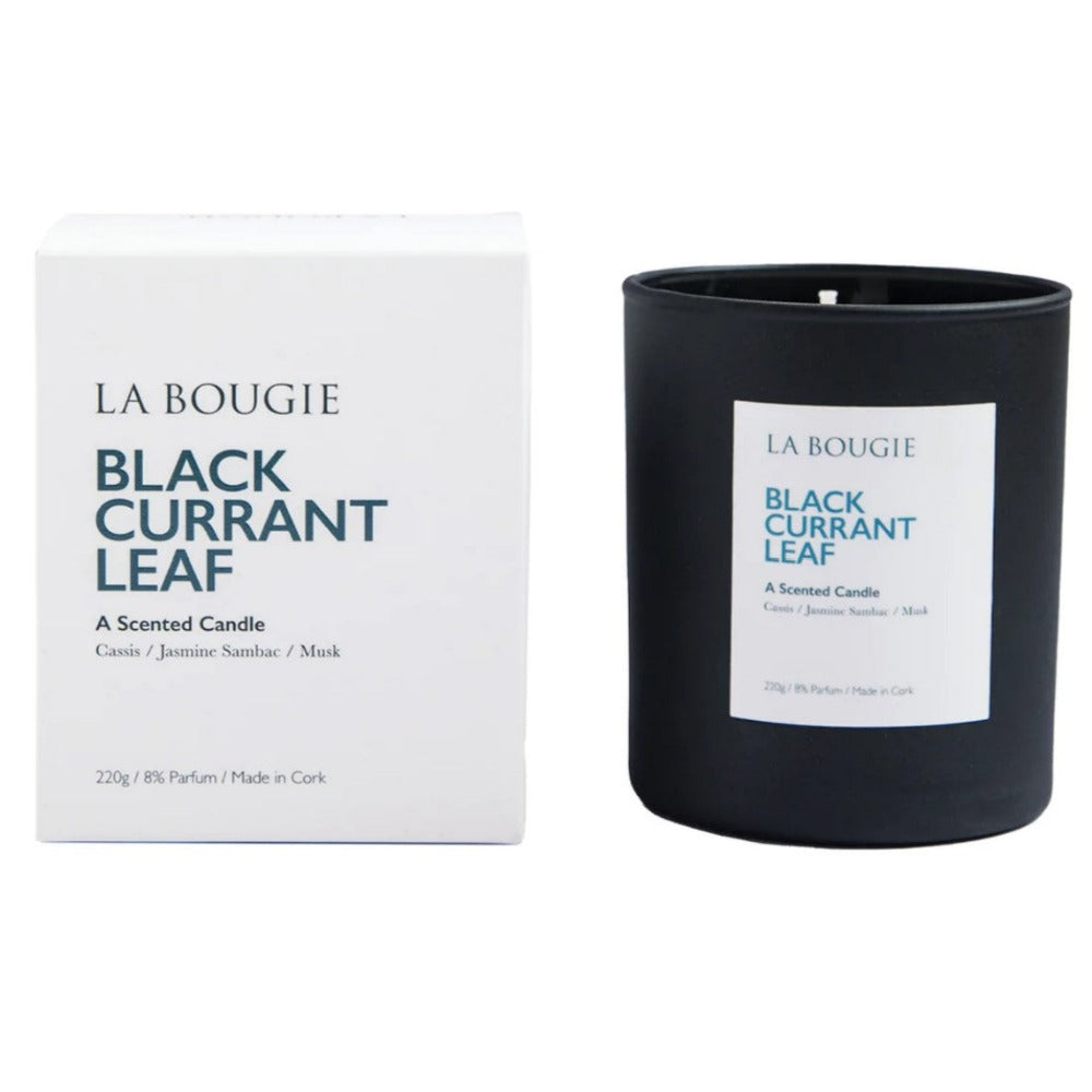 Black Current Leaf Candle by La Bougie