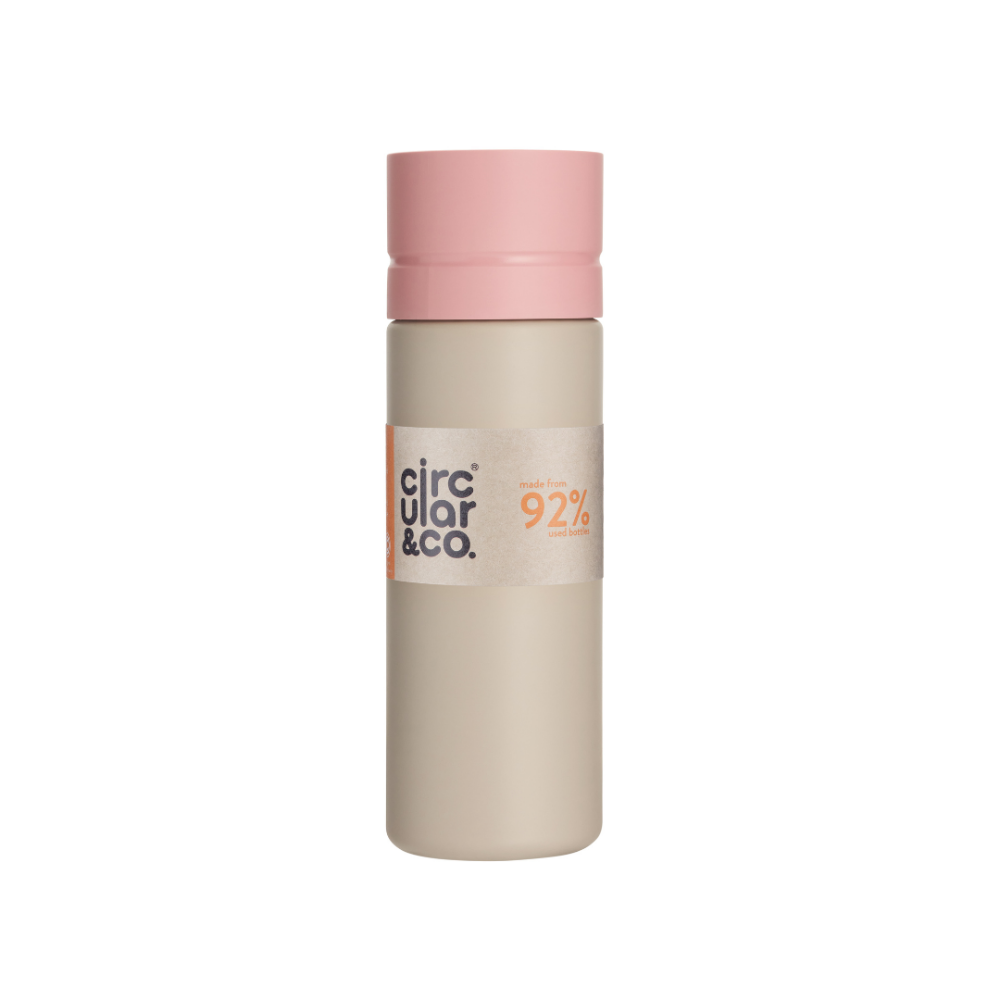 Circular & Co. - Circular Bottles 600ml cream and pink