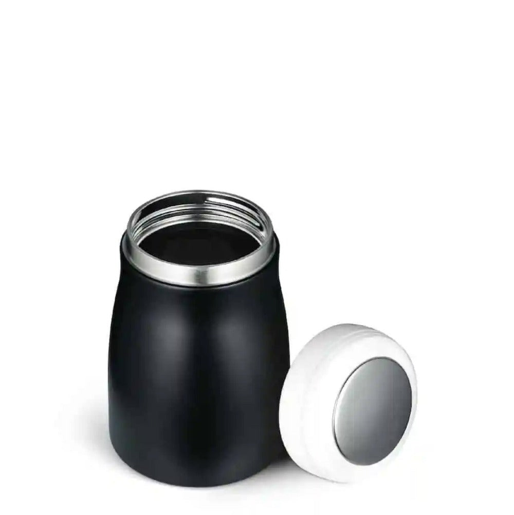 Ecoffee Cups - Short Hot Cold Vaccum Bottles black Kerr & napier