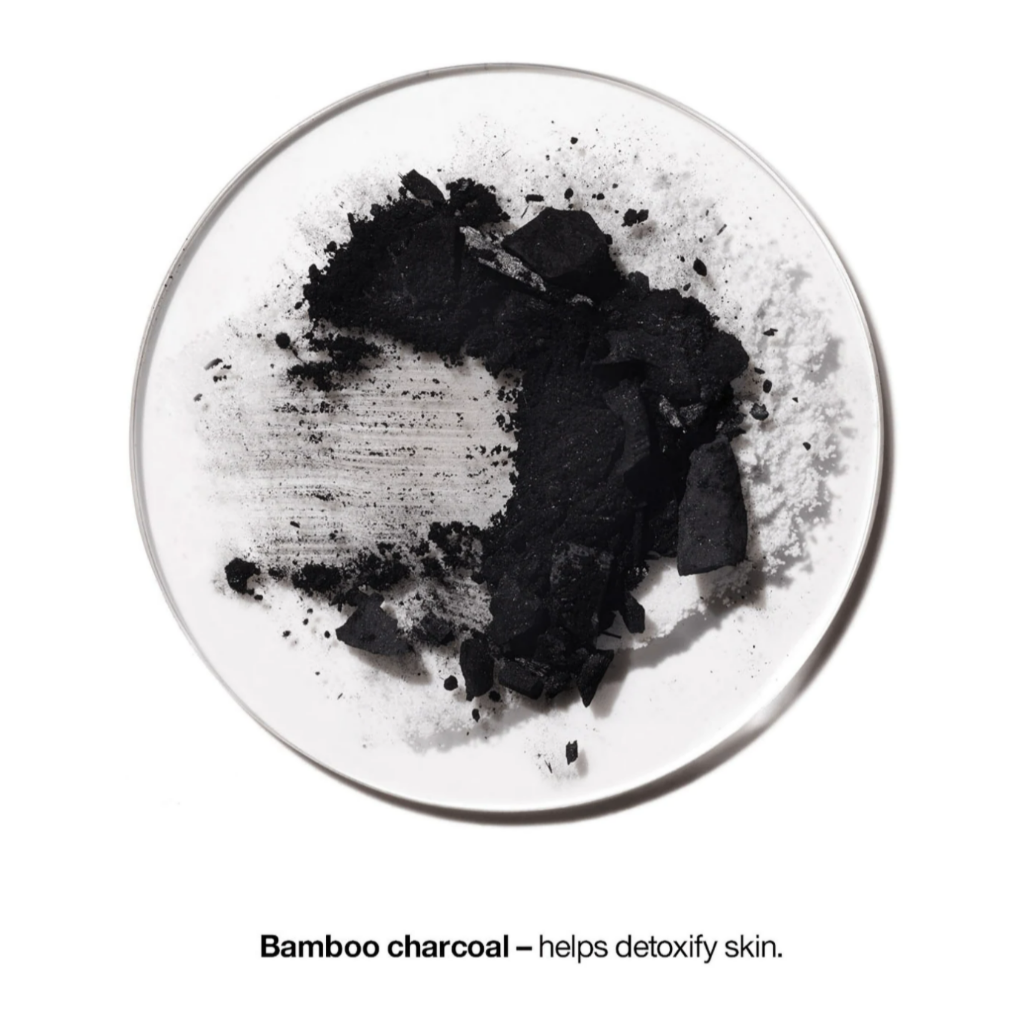 Clinique All About Clean 2-in-1 Charcoal Mask + Scrub 100ml size all skin types skincare abmboo charcoal helps detoxify skin