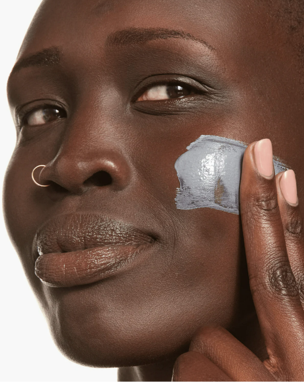 Clinique All About Clean 2-in-1 Charcoal Mask + Scrub 100ml size all skin types skincare Model