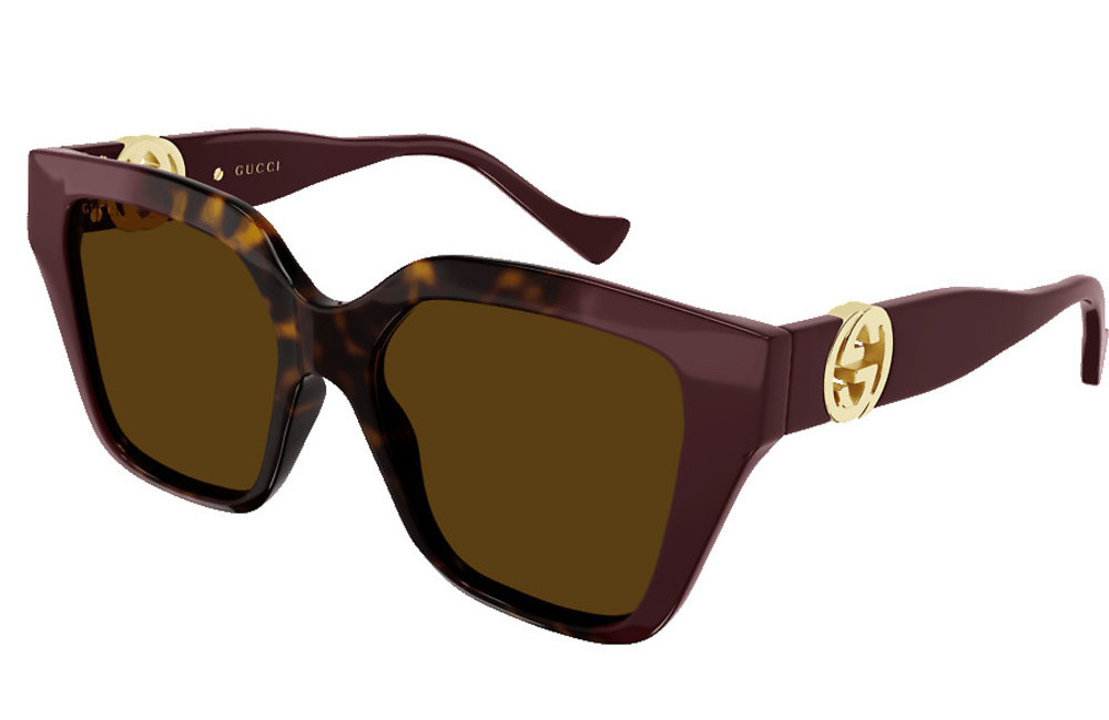 gucci burgandy ladies sunglasses