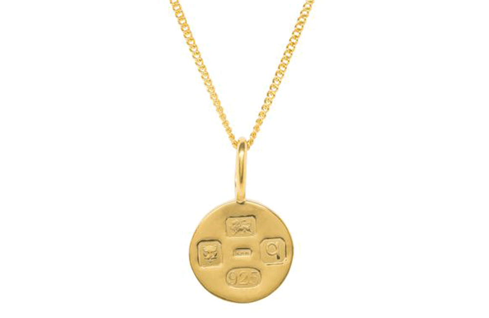 Katie Mullally jewellery Katie Mullally Hallmarking Circle Gold Necklace