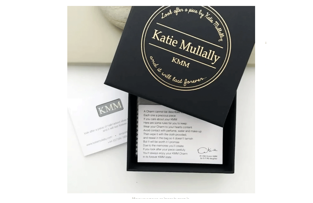 Katie Mullally jewellery Katie Mullally Tiny Rose Gold Wishbone Necklace