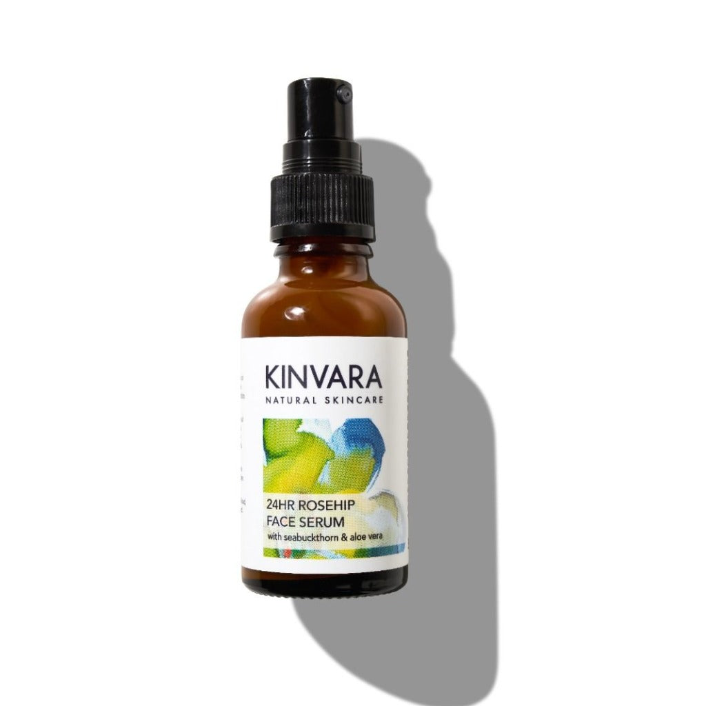 Kinvara Natural Skincare christmas gift ideas 24Hr Rosehip Face Serum 30ml