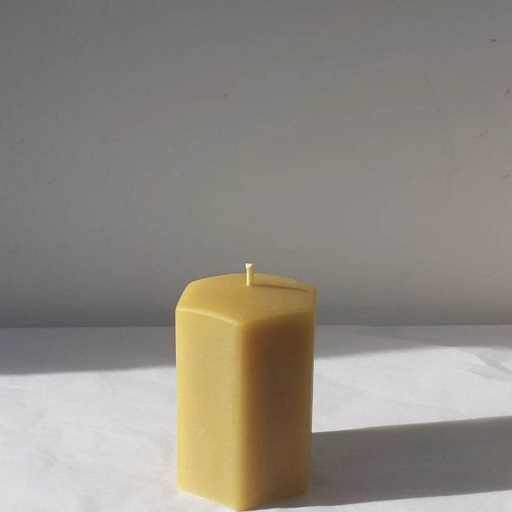 Folklor 100% Beeswax Candles - Little Hexagon