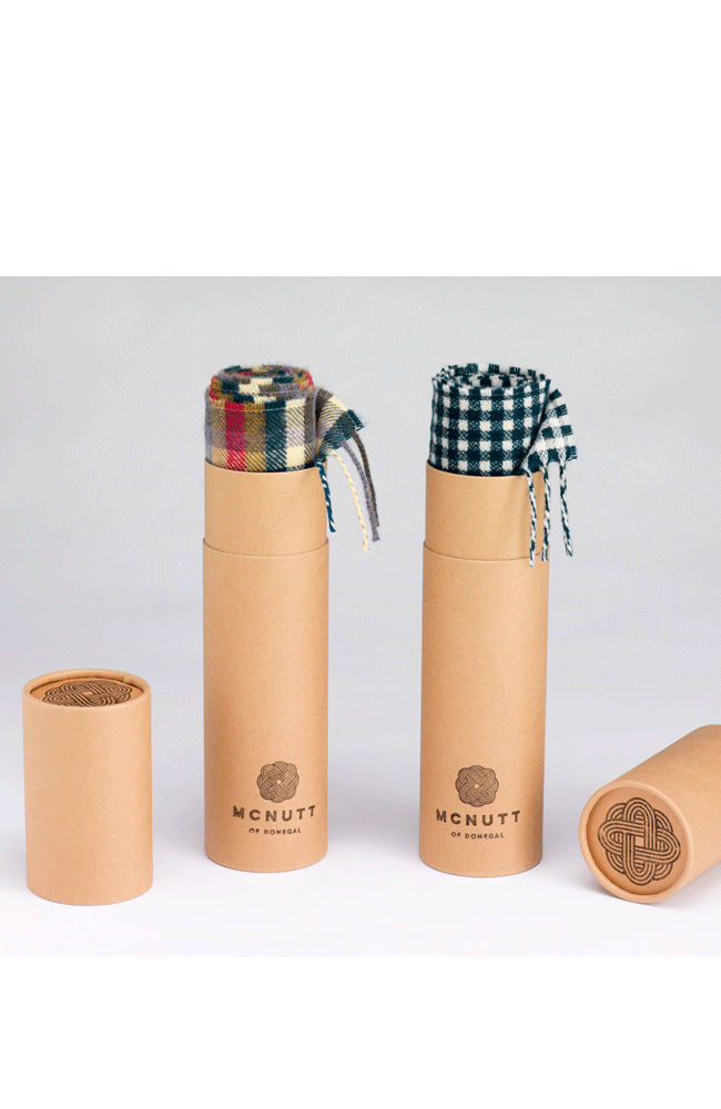 McNutt of Donegal shop irish Jasmine Ómbre Luxury Scarf