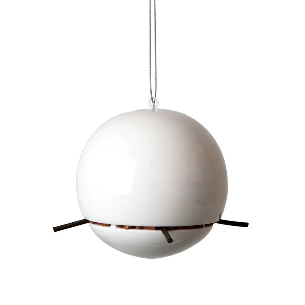 Birdball peanut bird feeder christmas gift idea white