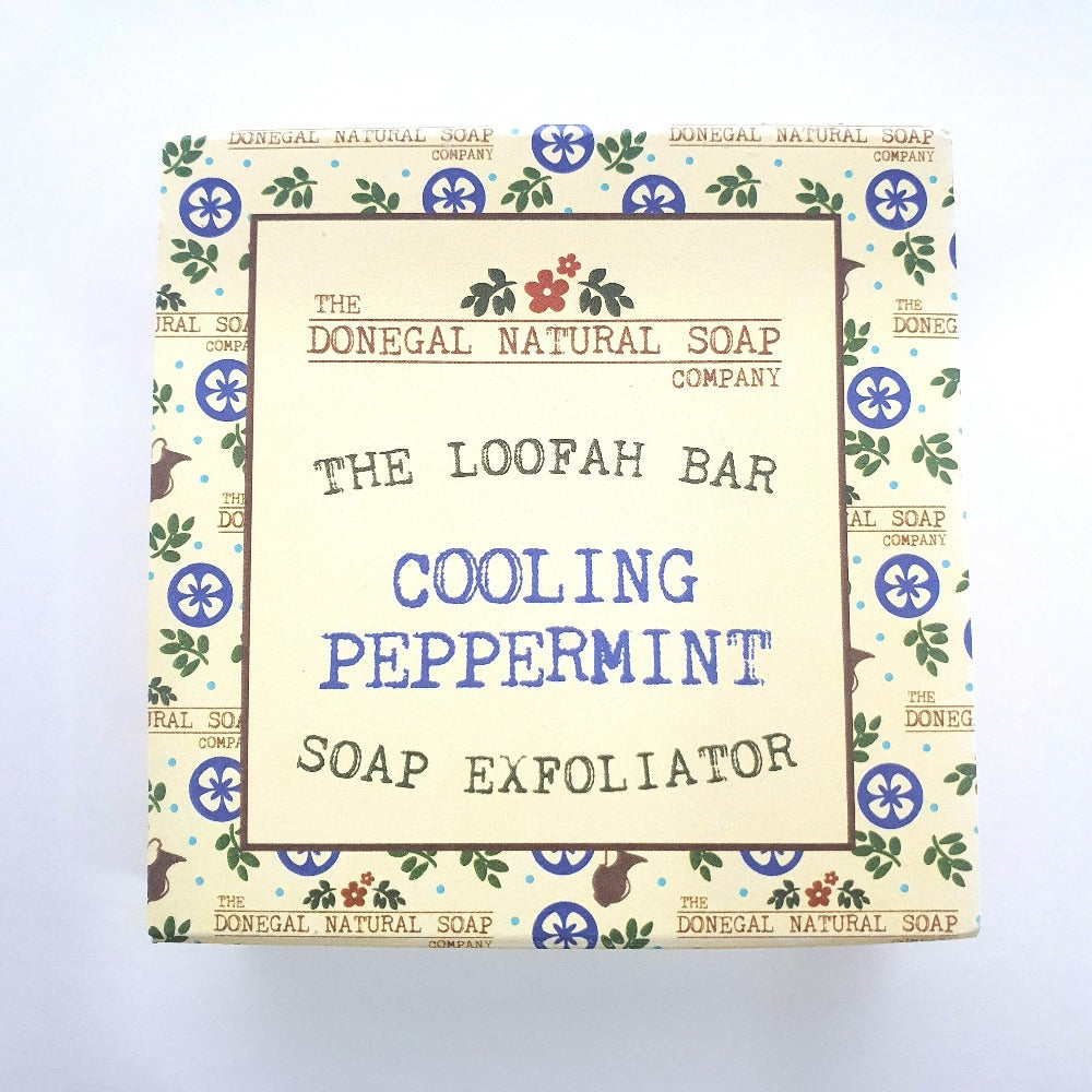Donegal Natural Soap Company - Cooling Peppermint Loofah Soap 150g
