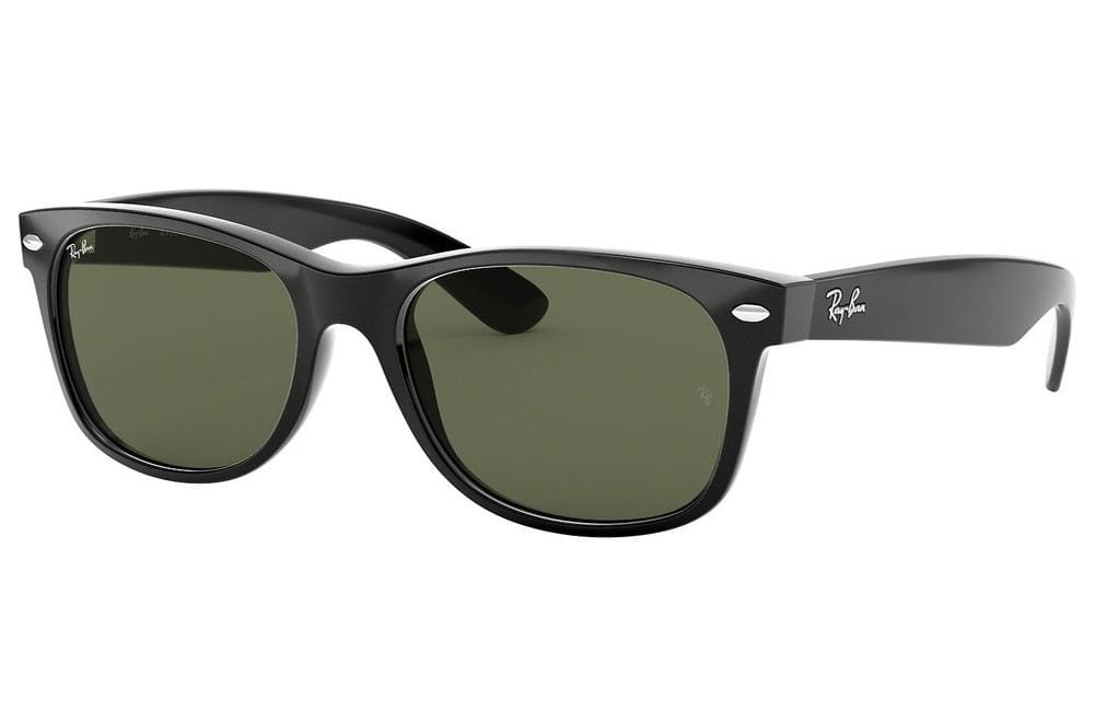 Ray-Ban sunglasses 58mm / 901 polished black/G15 lens Ray-Ban New Wayfarer Sunglasses RB2132 55mm