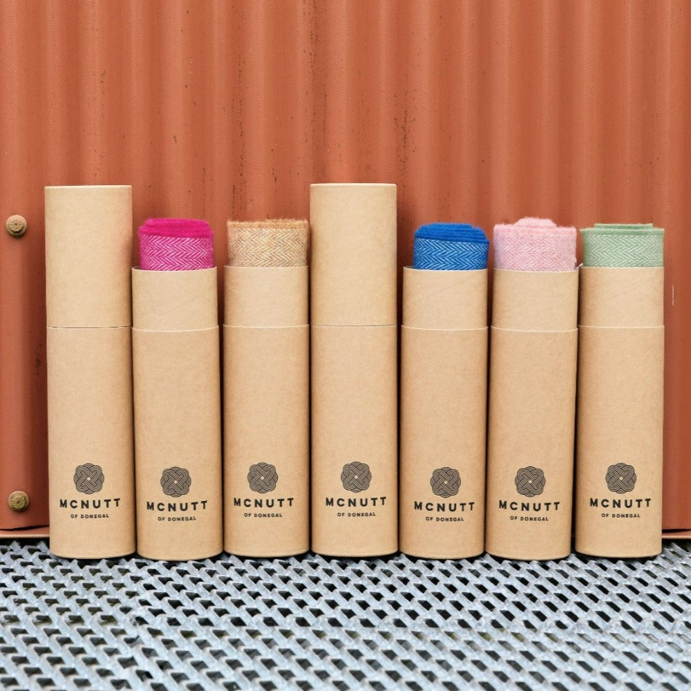 McNutt Scarf of Donegal - Spearmint & Smoke Check