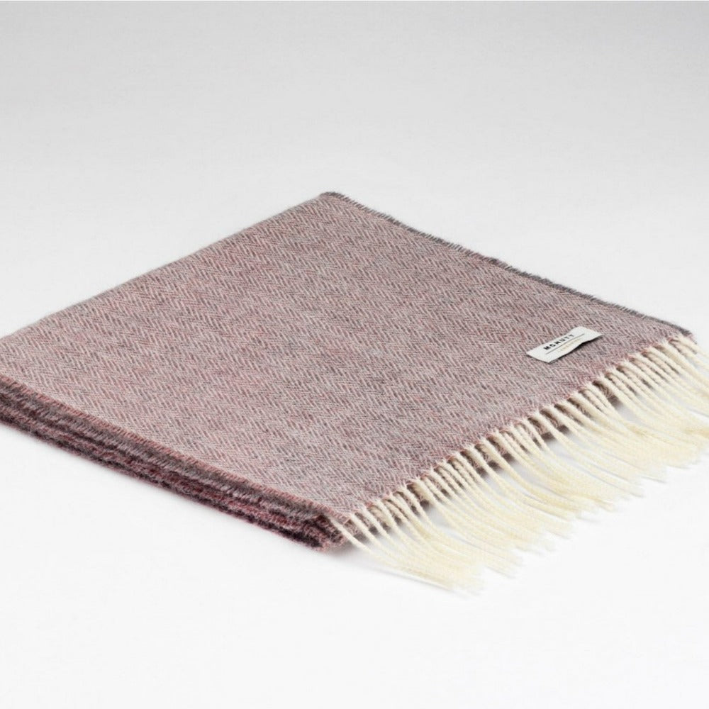 McNutt Scarf of Donegal - Spotted Lilac