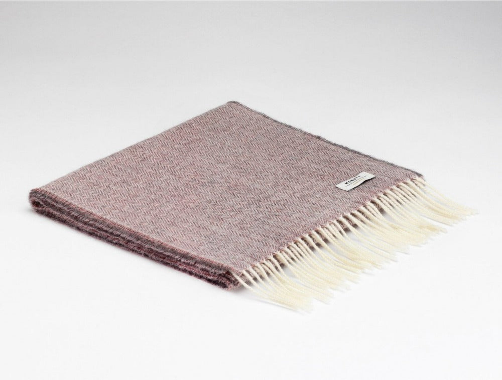McNutt Scarf of Donegal - Spotted Lilac