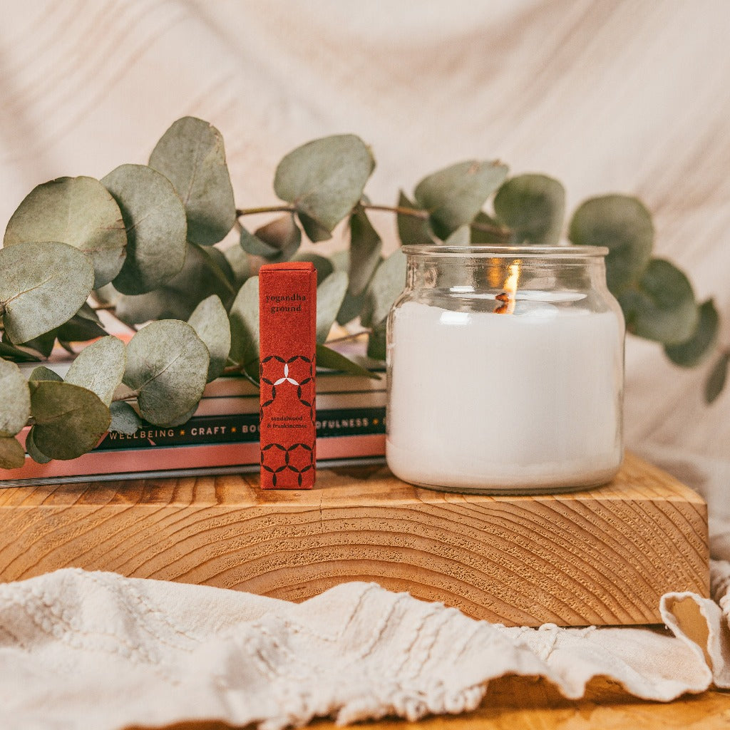 Yogandha Irish Products Ground roller ball -Sandalwood & Frankincense