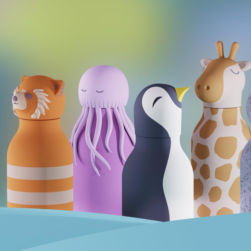 Asobu Reusable Bottles for Kids Christmas Edition