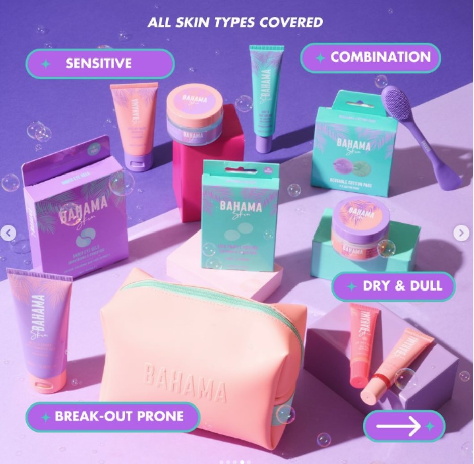 Bahama Skin skincare by sosu cosmetics