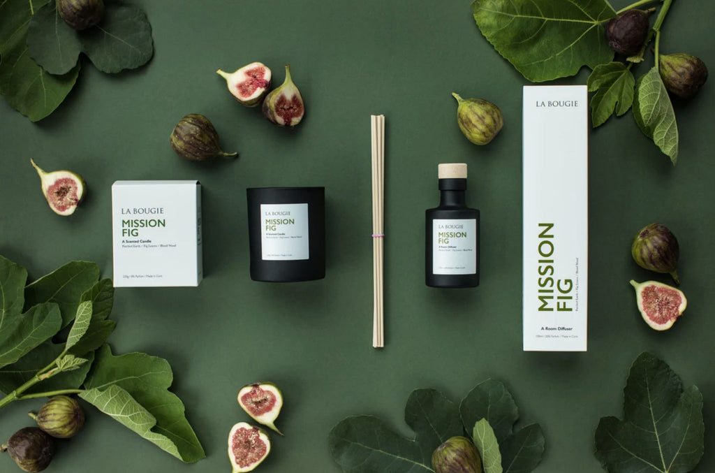 La Bougie Mission Fig Candle and Diffuser