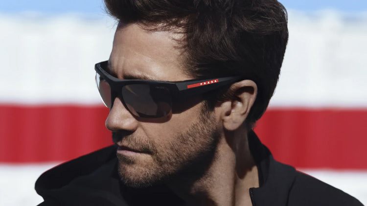 Jake Gyllenhaal wearing Prada Linea Rossa Sunglasses