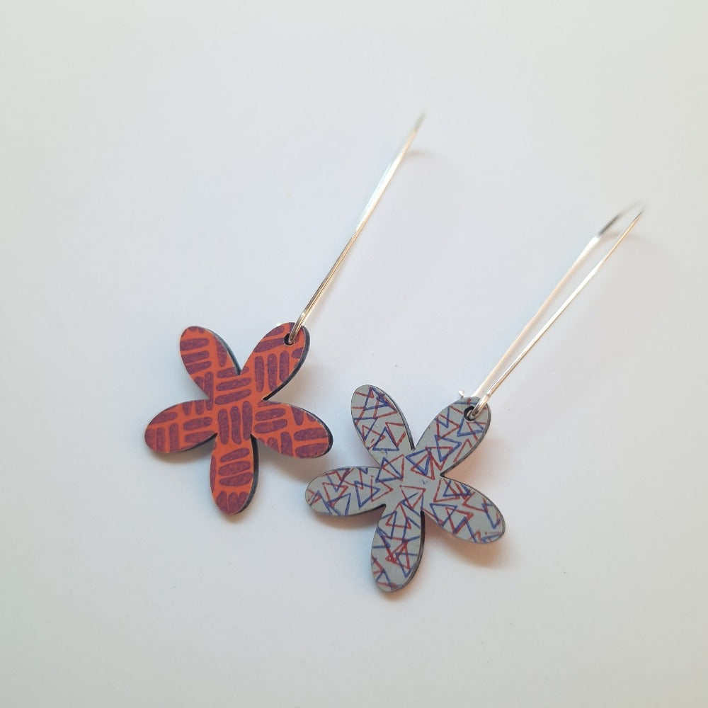 Circle & Dash - Reversible Flower Earrings drogheda christmas gift idea