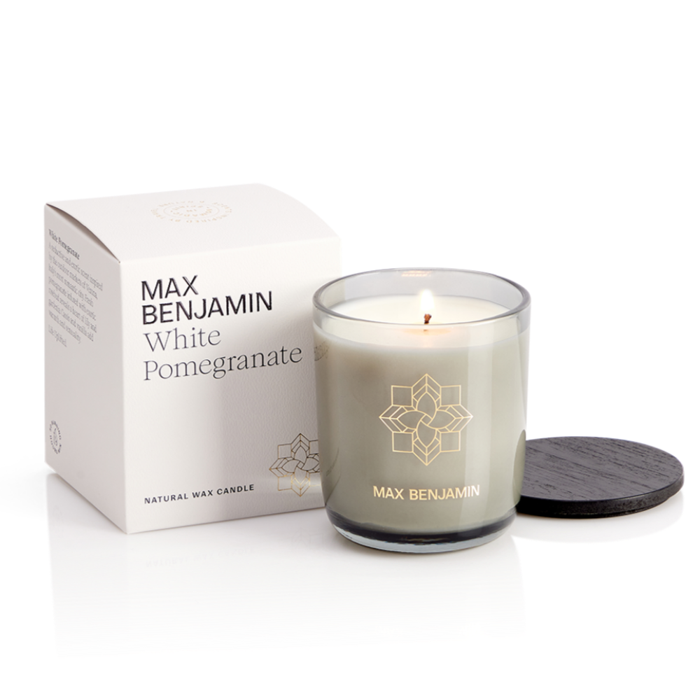 Max Benjamin White Pomegranate Candles