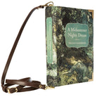 Book-shaped purse with 'A Midsummer Night's Dream' design on a white background
