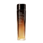 Estée Lauder Advanced Night Repair Recovery Treatments Essence bottle, featuring a black cap and a clear glass body with a warm amber-to-brown gradient, set against a plain white background.