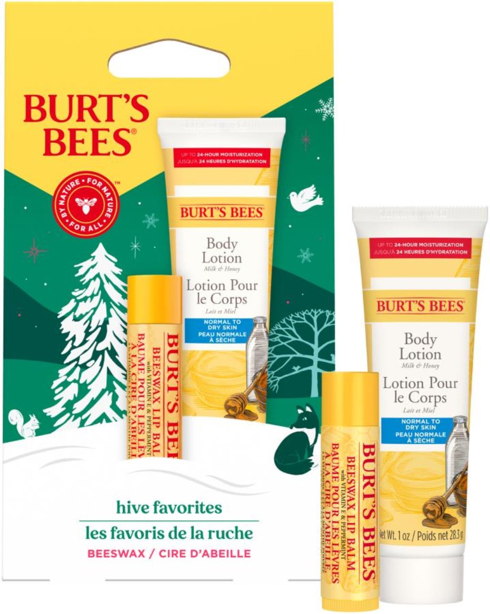 Burt's Bees Hive Favorites Christmas Gift Set